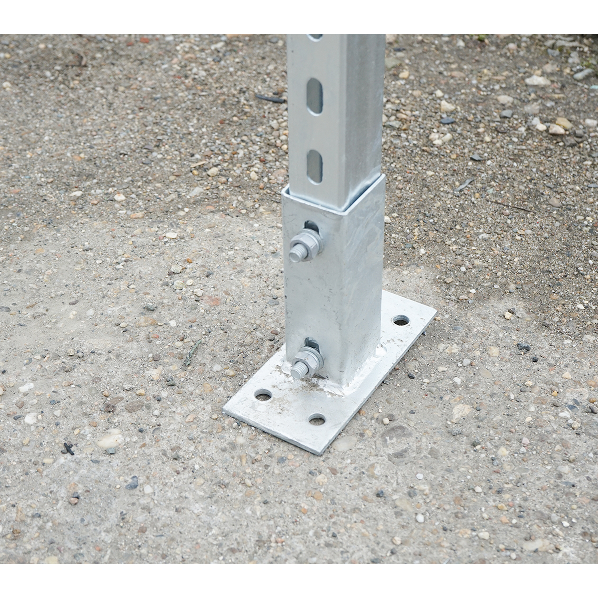 Sistem complet montare, structura pe sol pentru 22 panouri solare fotovoltaice 13KW unghi 25 grade Breckner Germany – imagine 4