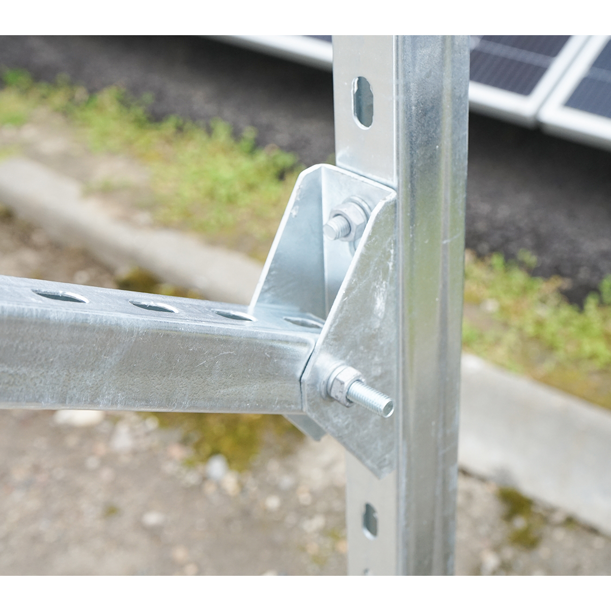 Sistem complet montare, structura pe sol pentru 22 panouri solare fotovoltaice 13KW unghi 25 grade Breckner Germany – imagine 5