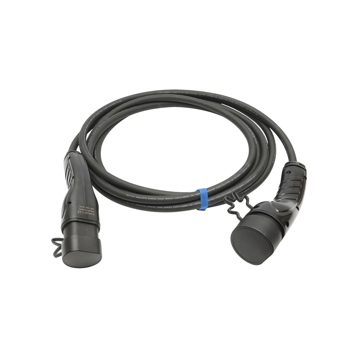 Cablu incarcare 230V, 5M, Type 2 pentru masini electrice 7KW, 32A, monofazic IP55