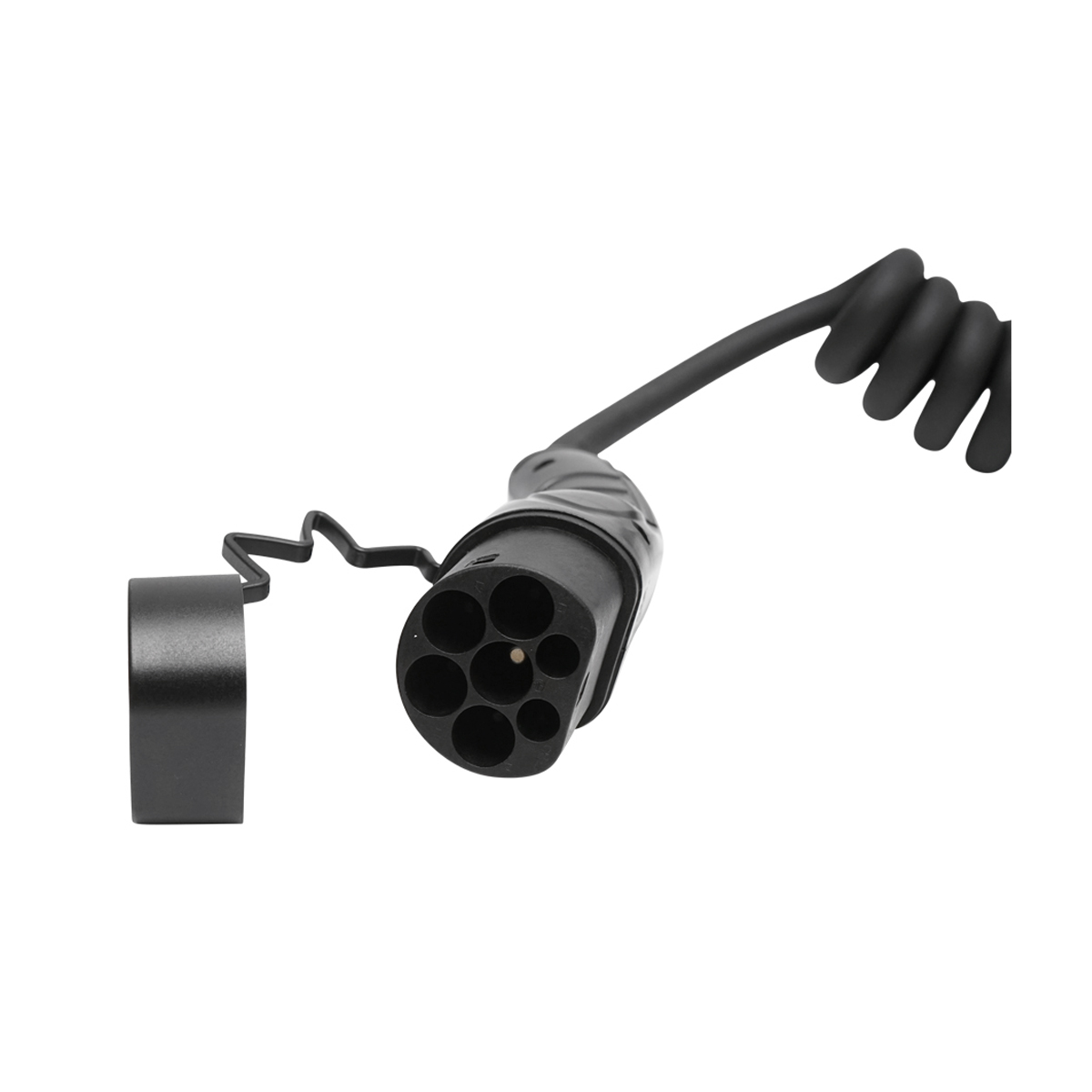 Cablu spiralat incarcare 380V, 5M, Type 2 pentru masini electrice 11KW, 16A, trifazic IP55 – imagine 2