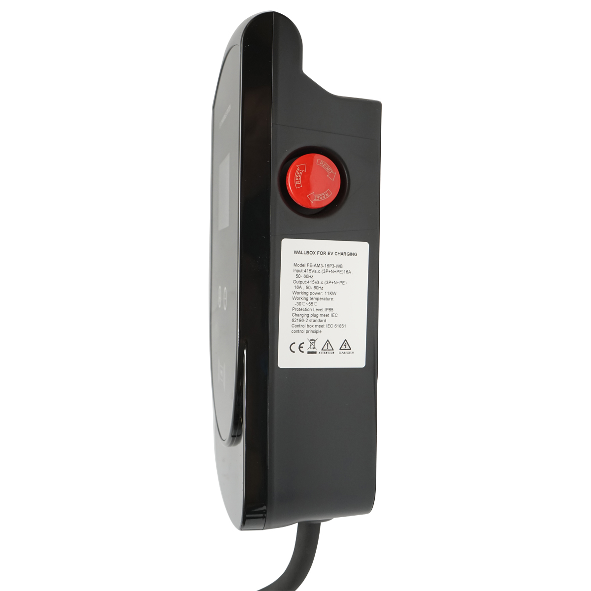 Statie incarcare de perete 380V, 5M, Type 2, 11KW, 16A, cu conector – imagine 3