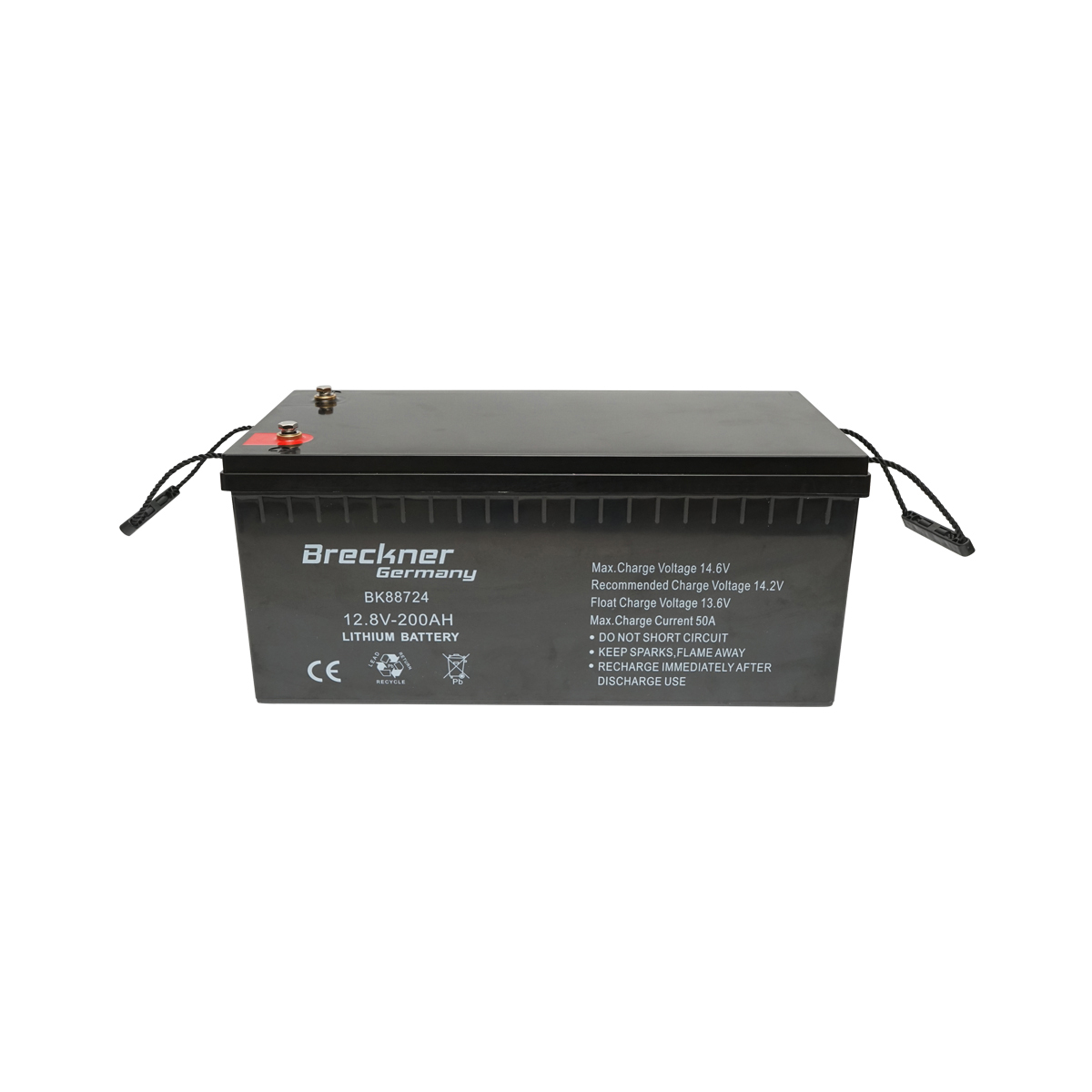 Baterie litiu Li-ion 12.8V, 200Ah pentru panouri solare 552x238x218mm