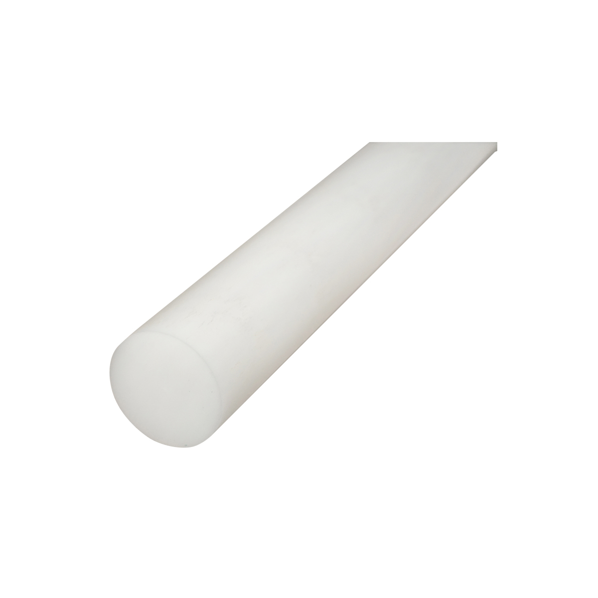 Bara poliamida, polioximetilena-poliacetal POM alba 1000x50mm 2.88 KG