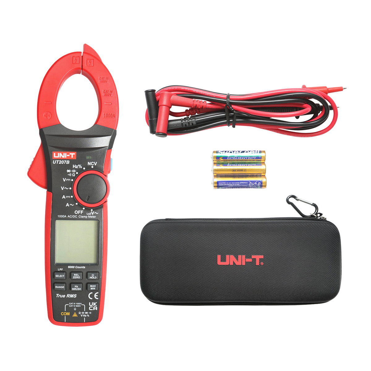Clampmetru digital, cleste ampermetric cu 9 functii UT207B UNI-T – imagine 2