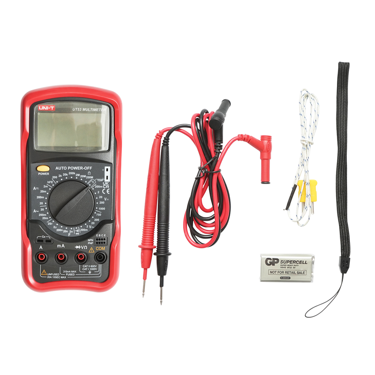 Multimetru digital cu 10 functii UT53, UNI-T – imagine 2