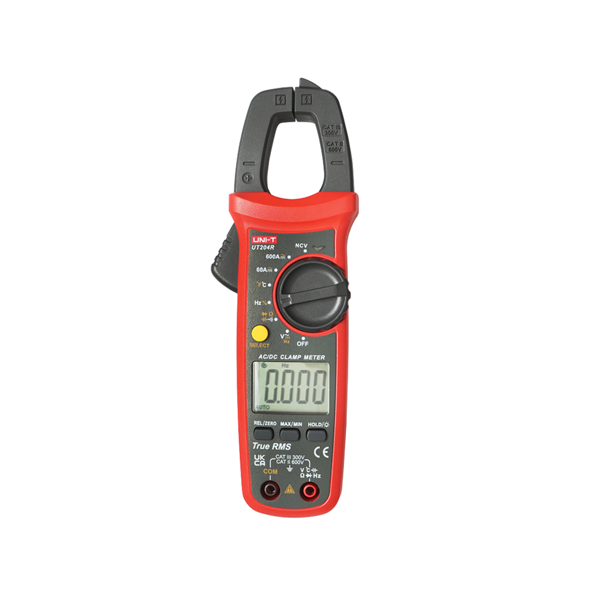 Clampmetru digital, cleste ampermetric  UT204R cu 8 functii max 600V, 600A UNI-T