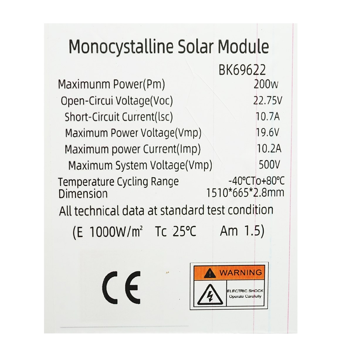 Panou solar 200W flexibil monocristalin portabil 1510x665x2.8mm Breckner Germany – imagine 5