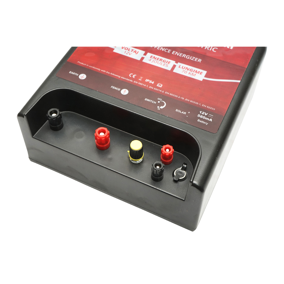 Aparat generator impulsuri DC 12/220V, 4 Joule, 70km pentru gard electric Breckner Germany – imagine 5