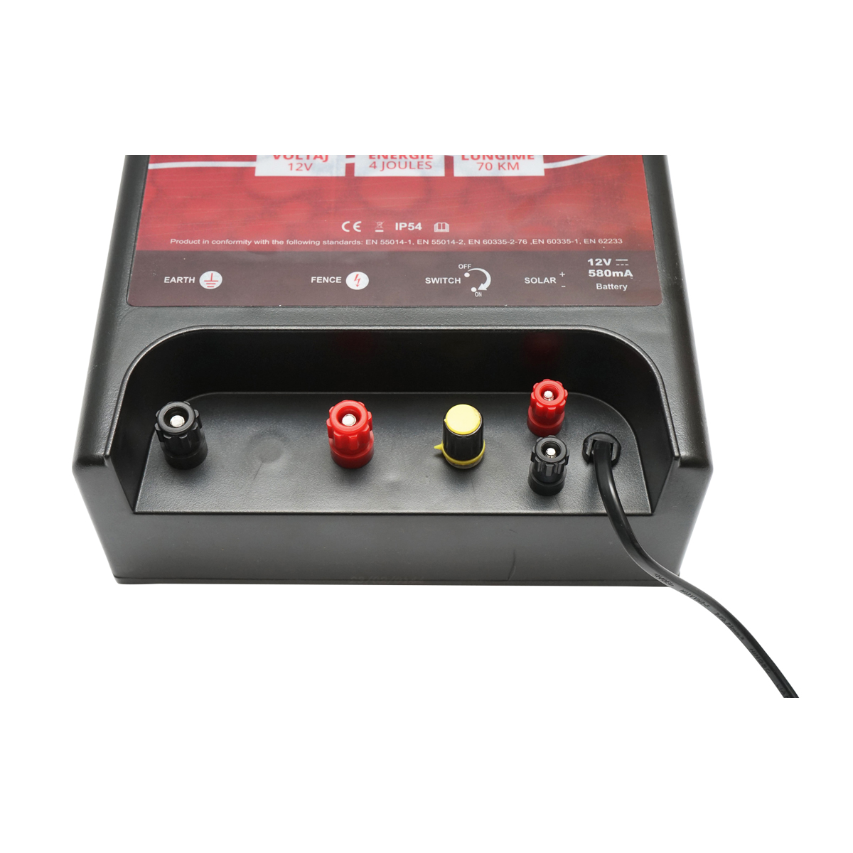 Aparat generator impulsuri DC 12V, 4 Joule, 70km pentru gard electric Breckner Germany – imagine 3