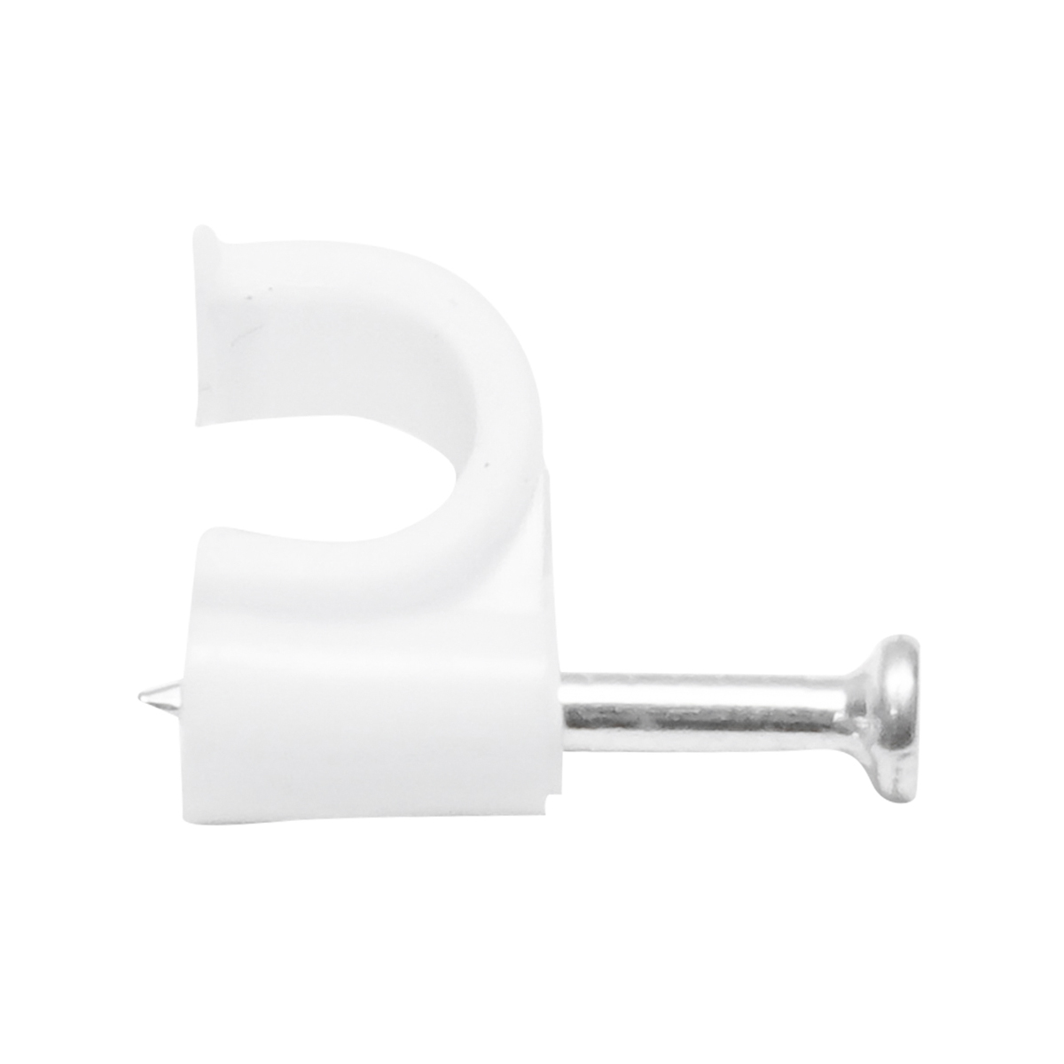 Clema cui 6mm pentru fixare cablu, 100 buc