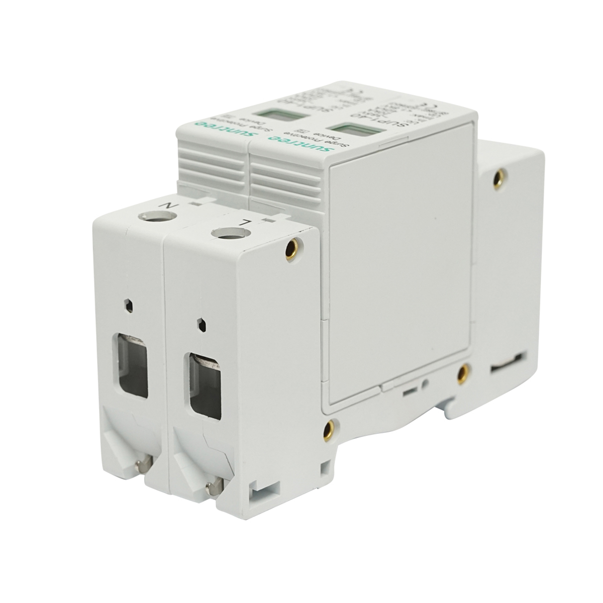 Descarcator la supratensiune cu semnalizare pentru sisteme fotovoltaice, 2P, SUP1-40, 385V Suntree – imagine 4