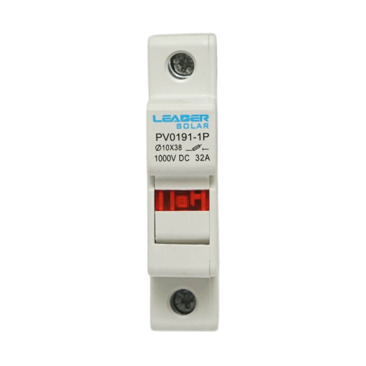Soclu, separator fuzibil gPV 1P, 1100V, 32A pentru sisteme fotovoltaice Leader