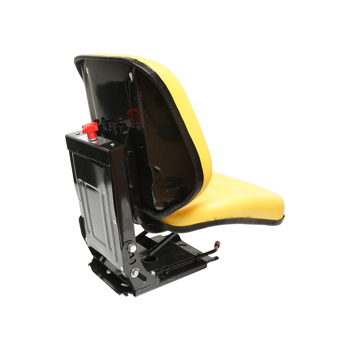 Scaun universal galben cu reglaj triplu si amortizor pentru tractor U-445 – imagine 4