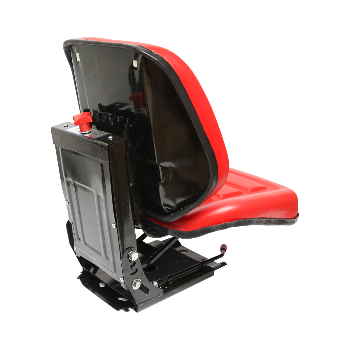 Scaun universal rosu cu reglaj triplu si amortizor pentru tractor U-445 – imagine 4