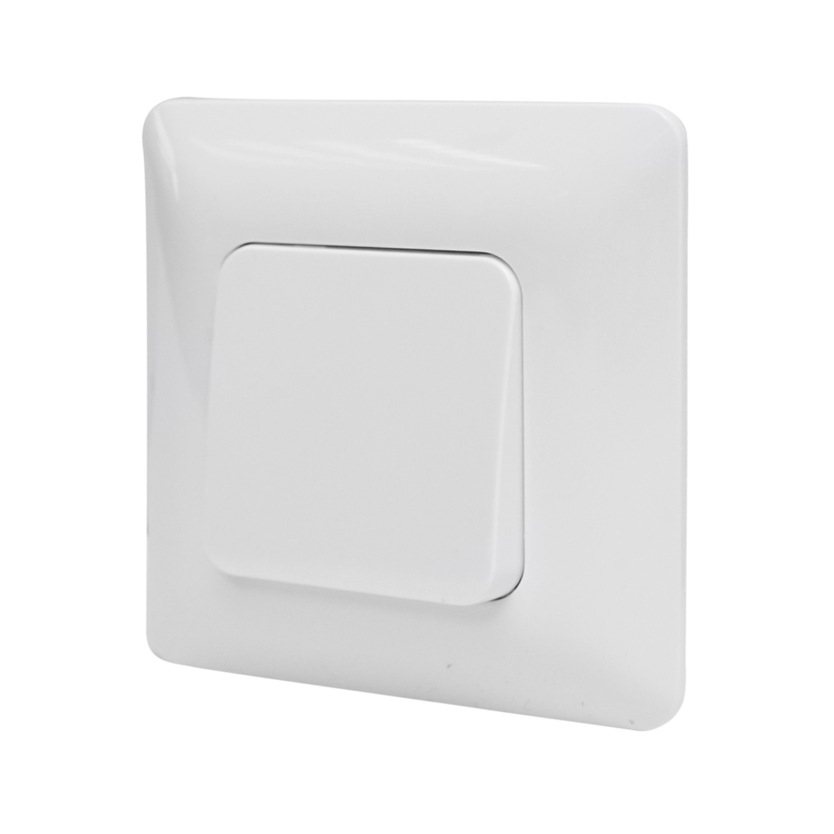 Intrerupator alb simplu ST 220V - 250V, 10A incastrat – imagine 2