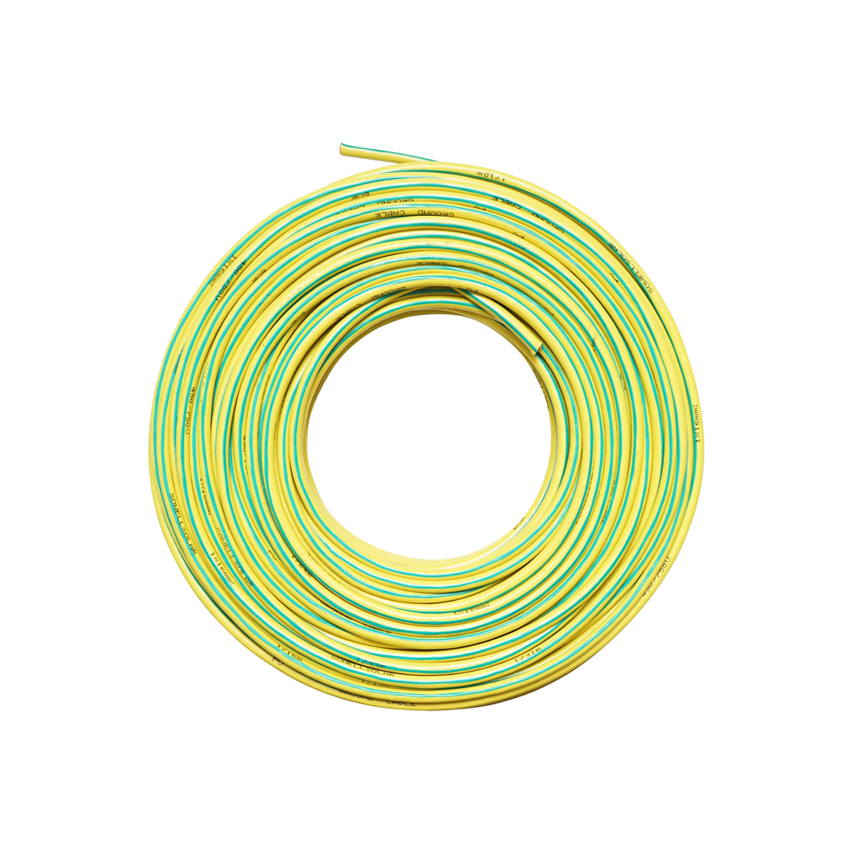 Cablu impamantare din cupru, 100m pentru panouri solare MYF 1x10mm, 450/750V verde galben – imagine 2