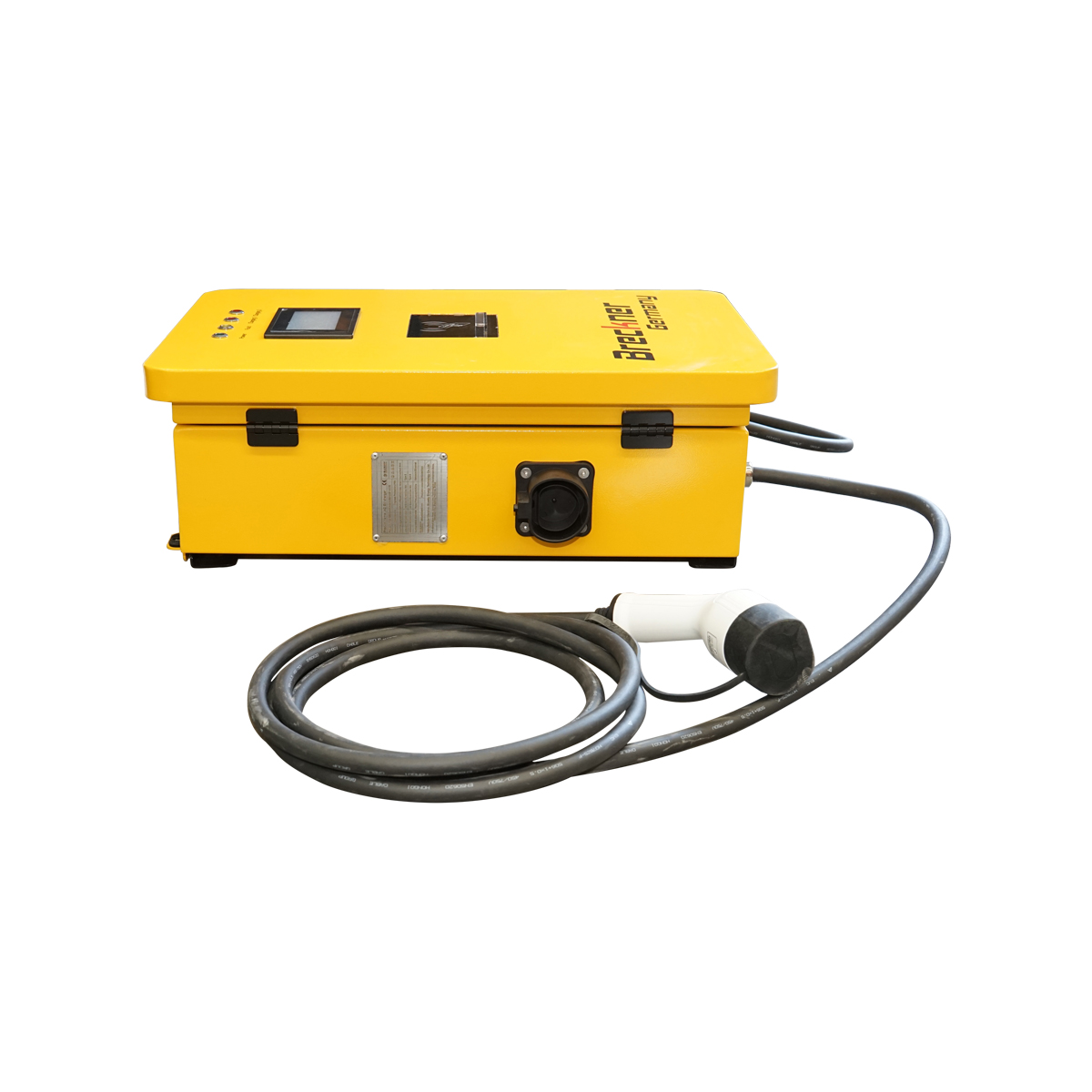 Statie de incarcare 380V, Type 2, 5M, AC 22KW cu 2 conectori, montaj pe perete – imagine 2