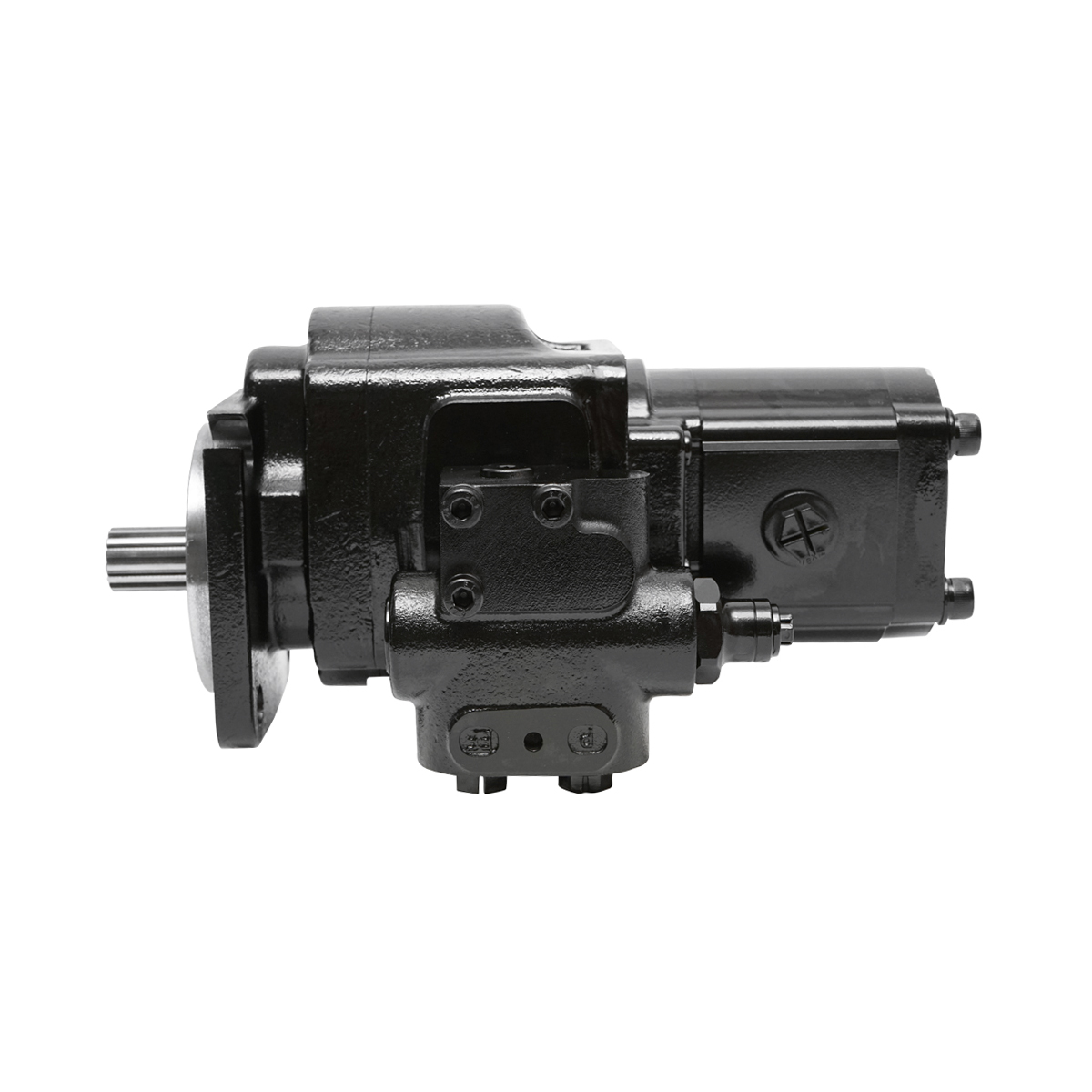 Pompa hidraulica dubla 80L/min pentru JCB cod OEM 20/925592, 20/925357, 20/925308 – imagine 3