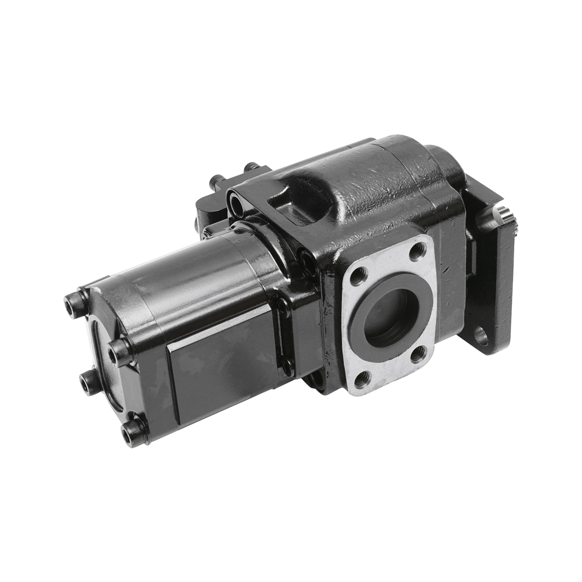 Pompa hidraulica dubla 80L/min pentru JCB cod OEM 20/925592, 20/925357, 20/925308 – imagine 4