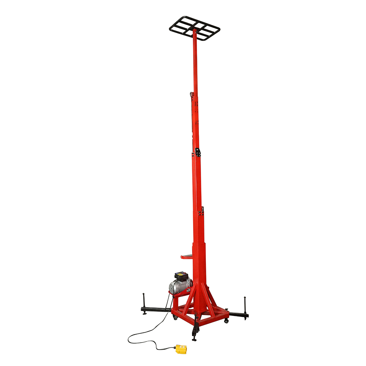 Lift electric pentru materiale constructii inaltime max 4.85m, 200Kg cu telecomanda