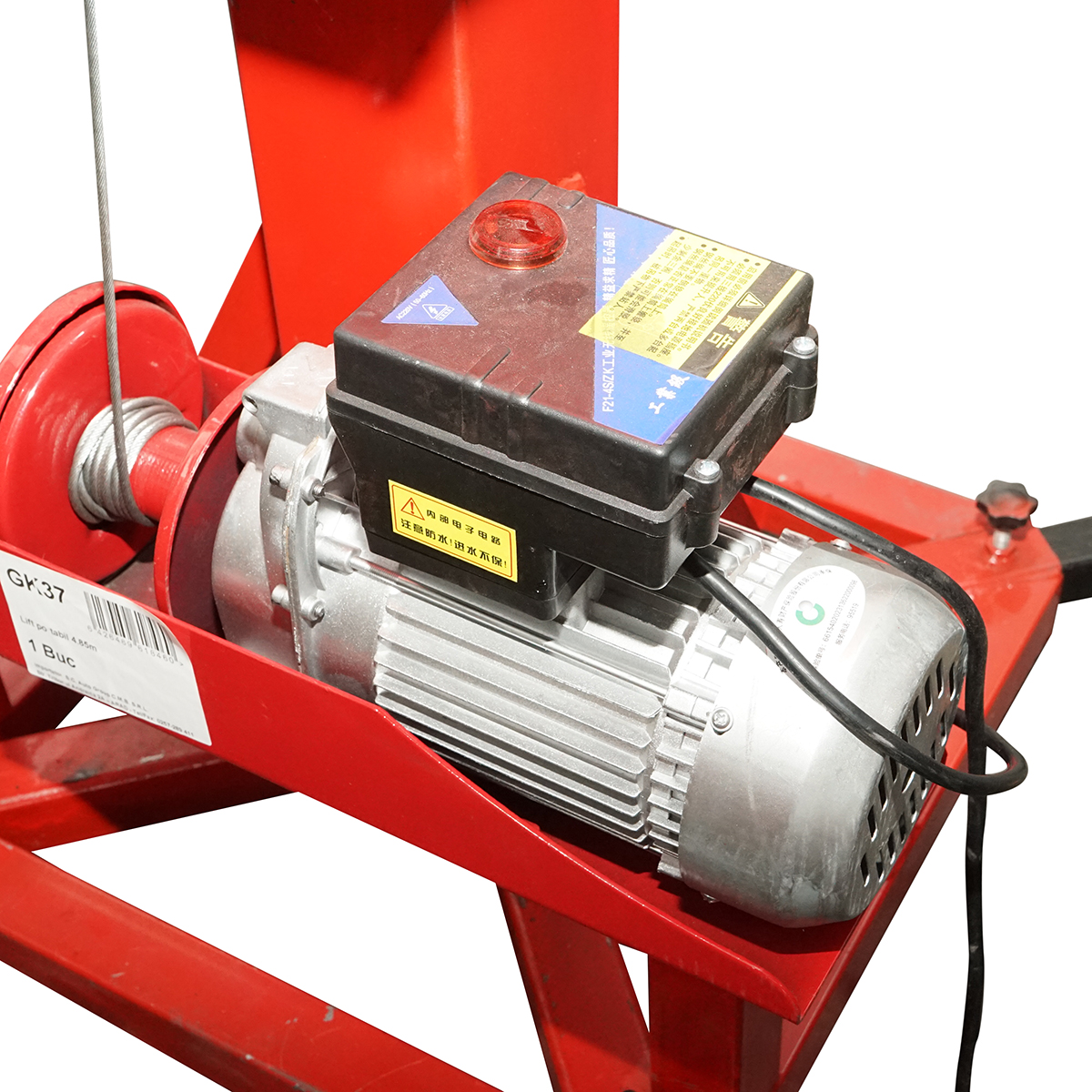 Lift electric pentru materiale constructii inaltime max 4.85m, 200Kg cu telecomanda – imagine 8
