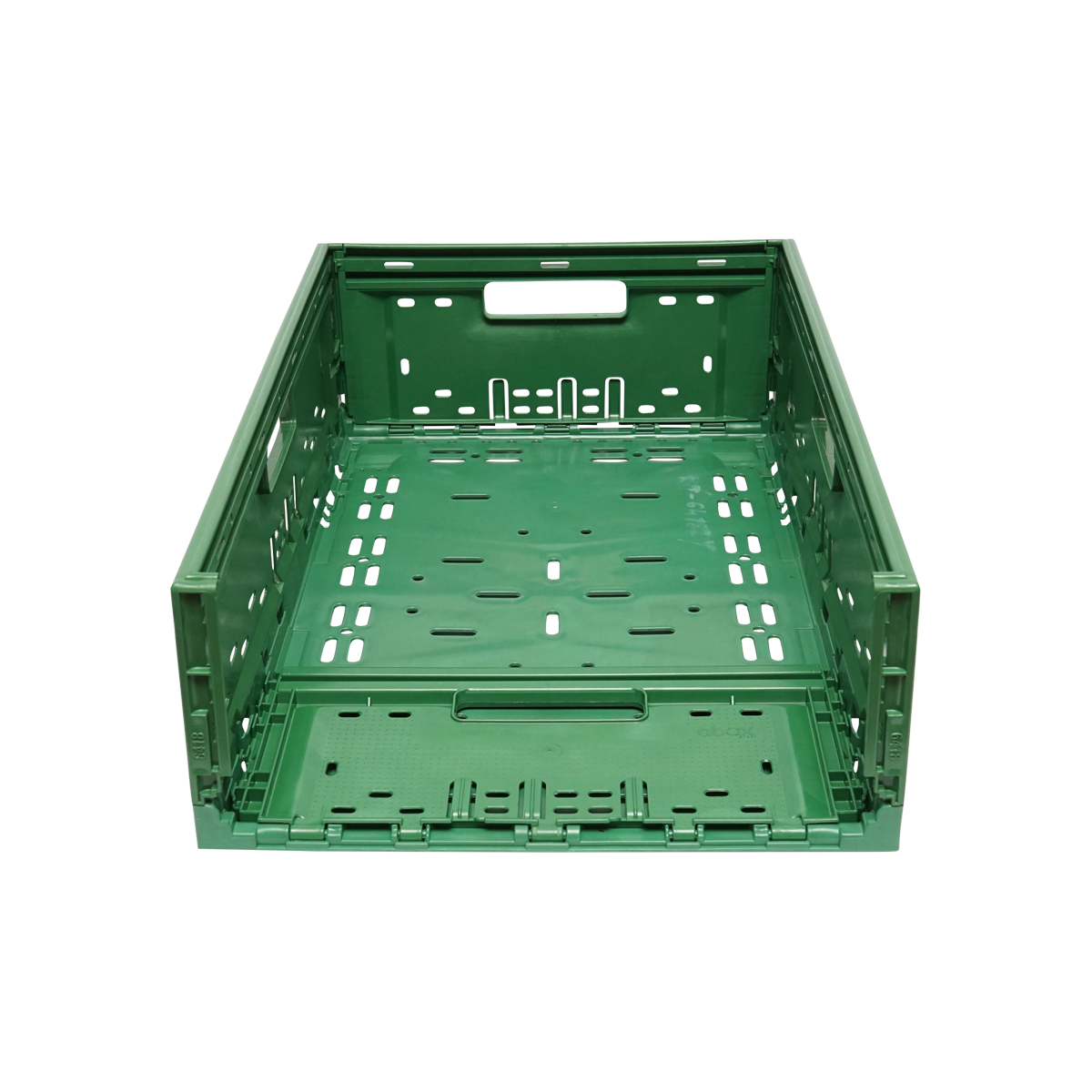 Lada, cutie plastic pliabila 595x385x185mm, verde pentru depozitare – imagine 3