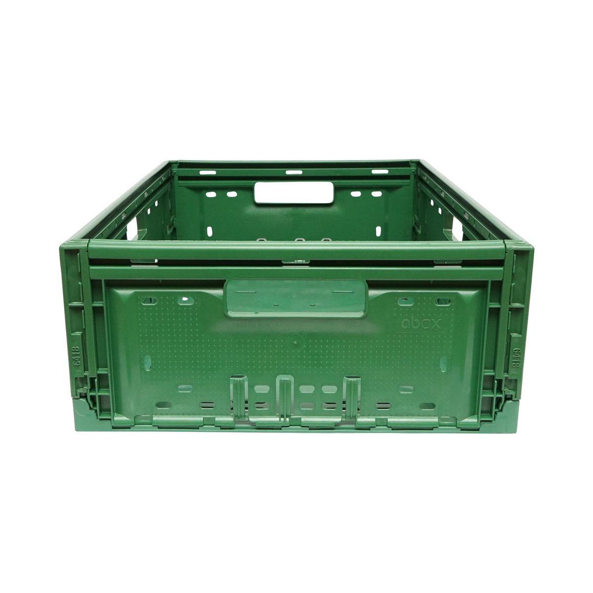 Lada, cutie plastic pliabila 595x385x185mm, verde pentru depozitare – imagine 5