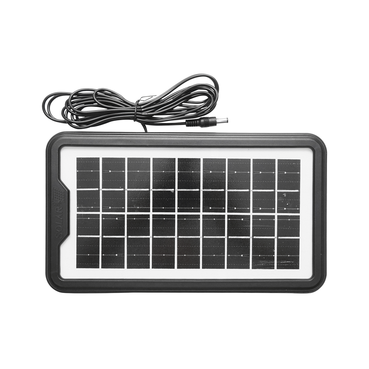 Kit iluminat portabil LED cu 3 becuri/proiector, panou solar si baterie 6V, 4.5Ah pentru pescuit camping GD-8017 – imagine 3