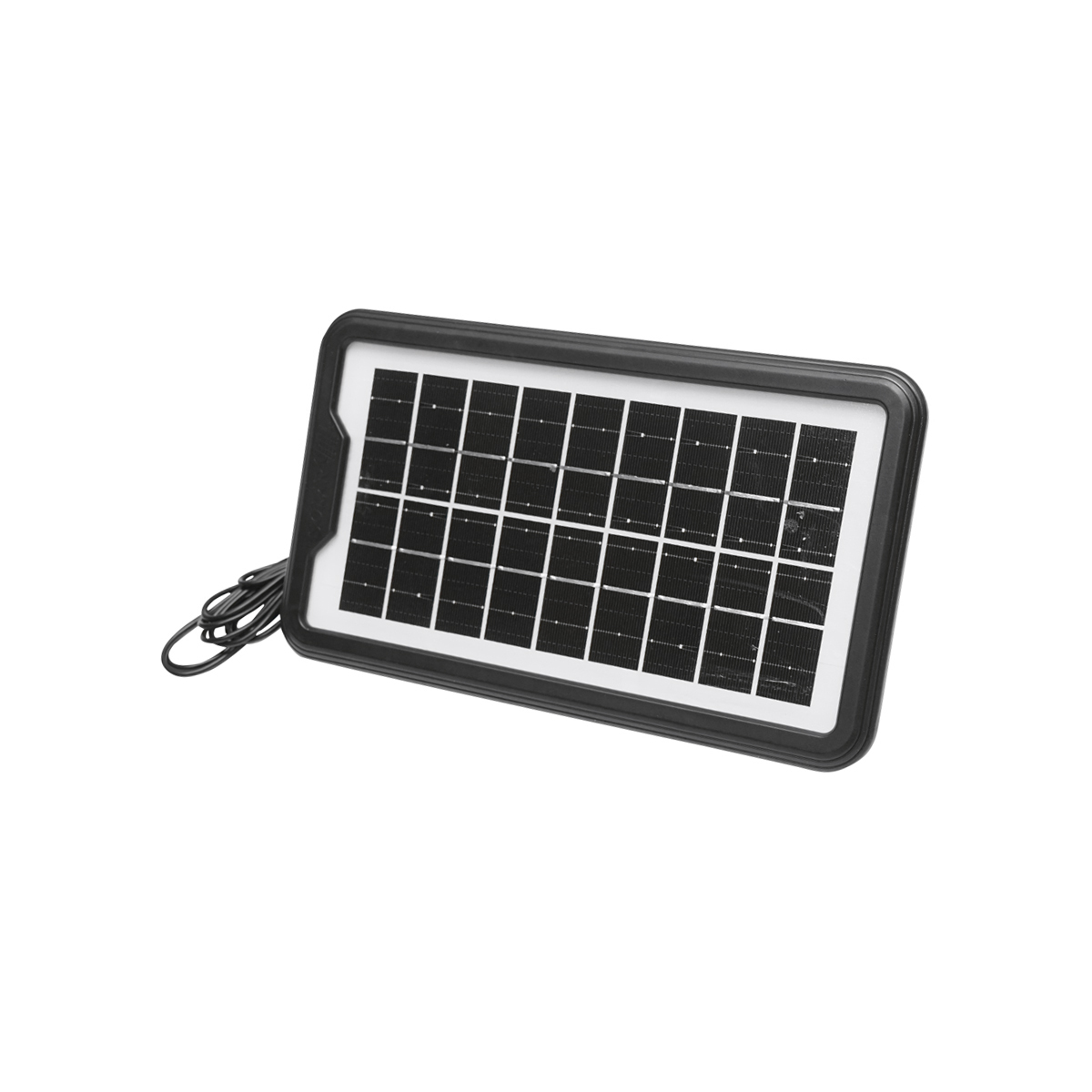 Kit iluminat portabil LED cu 3 becuri/proiector, panou solar si baterie 6V, 4.5Ah pentru pescuit camping GD-8017 – imagine 4