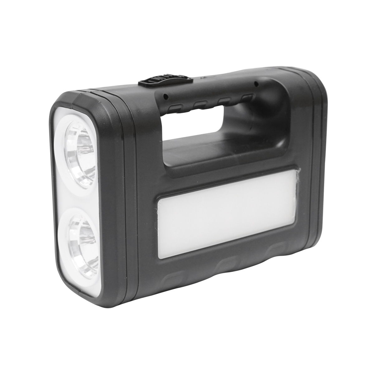 Kit iluminat portabil LED cu 3 becuri/proiector, panou solar si baterie 6V, 4.5Ah pentru pescuit camping GD-8017 – imagine 8
