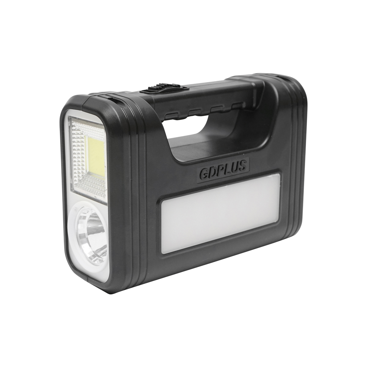 Kit iluminat portabil LED cu 3 becuri/proiector, panou solar si baterie 6V, 3Ah pentru pescuit camping GD-8017COB – imagine 2