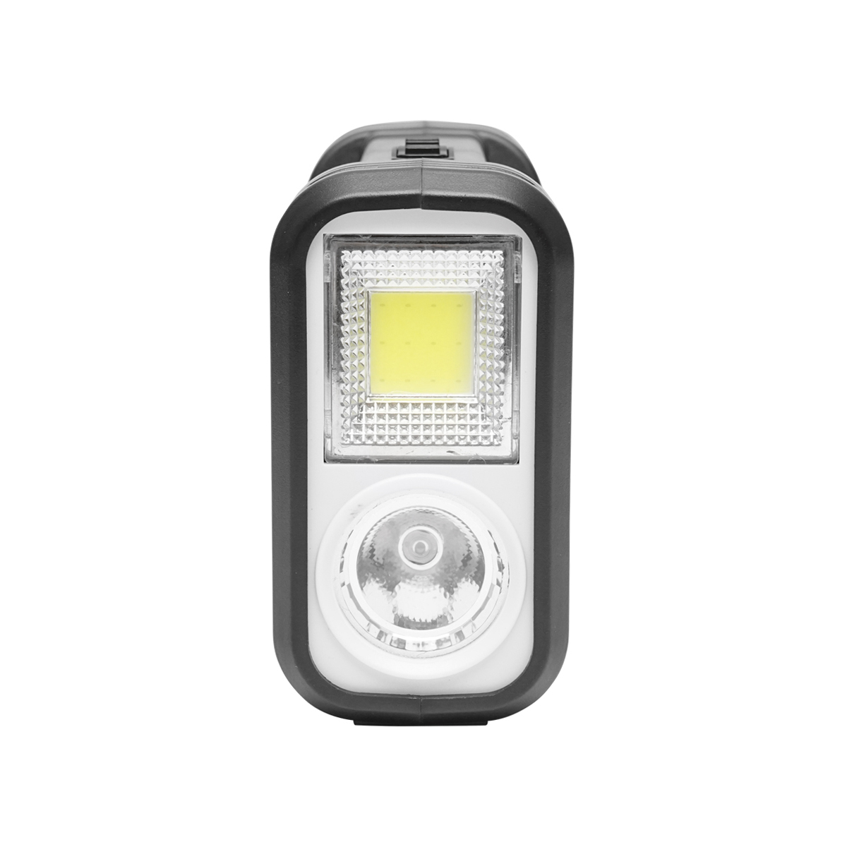 Kit iluminat portabil LED cu 3 becuri/proiector, panou solar si baterie 6V, 3Ah pentru pescuit camping GD-8017COB – imagine 3