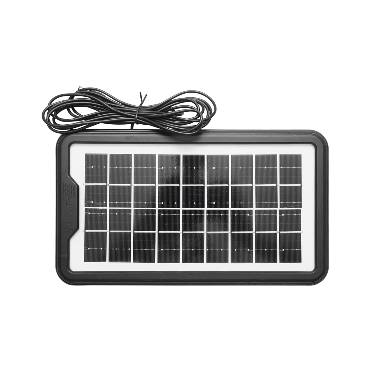 Kit iluminat portabil LED cu 3 becuri/proiector, panou solar si baterie 6V, 3Ah pentru pescuit camping GD-8017COB – imagine 7
