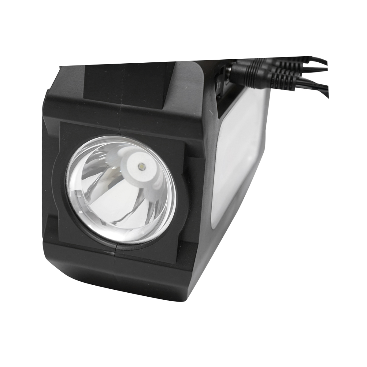 Kit iluminat portabil LED cu 3 becuri/proiector, panou solar si baterie 3.7V, 4500Ah pentru pescuit camping GD-8080 – imagine 7