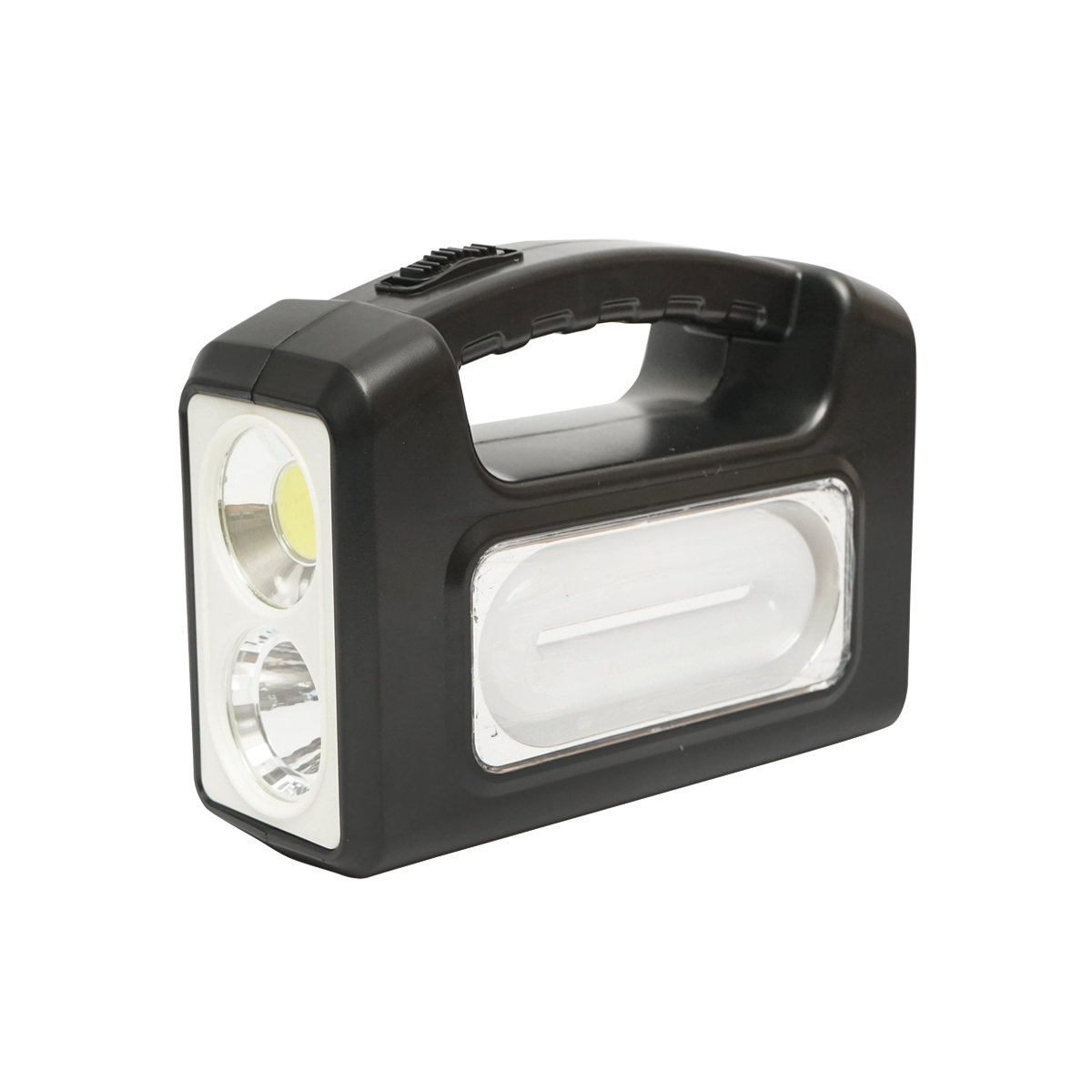 Kit iluminat portabil LED cu 3 becuri/proiector, panou solar si baterie 6V, 4.5 Ah pentru pescuit camping GD-7COB – imagine 4
