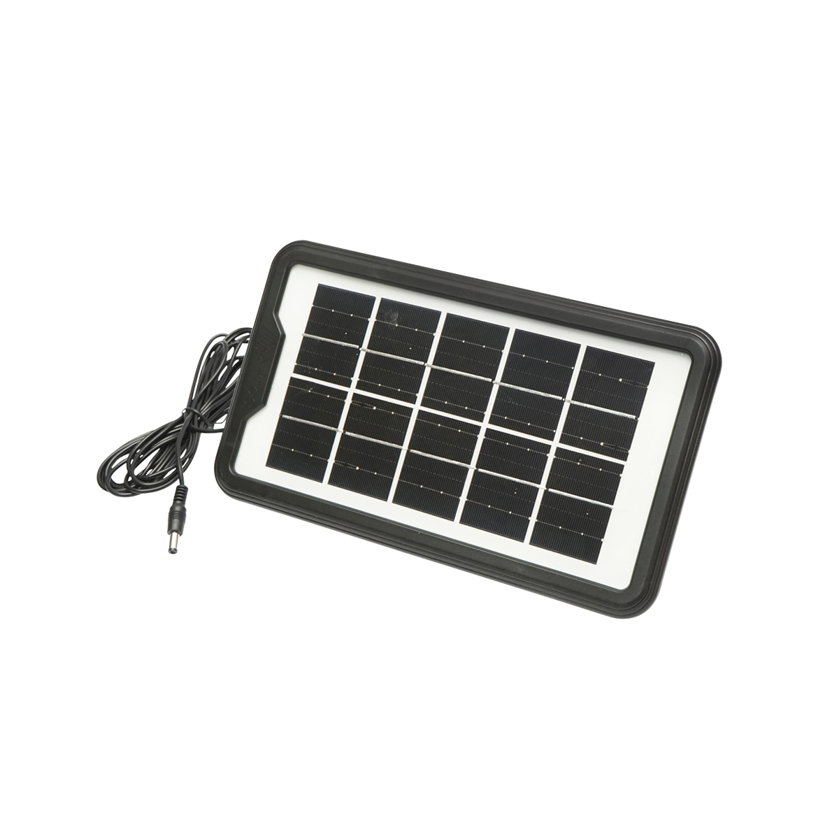 Kit iluminat portabil LED cu 3 becuri/proiector, radio FM, MP3, panou solar si baterie 3.7V, 4500 mAh pentru pescuit camping GD-P30FM – imagine 6