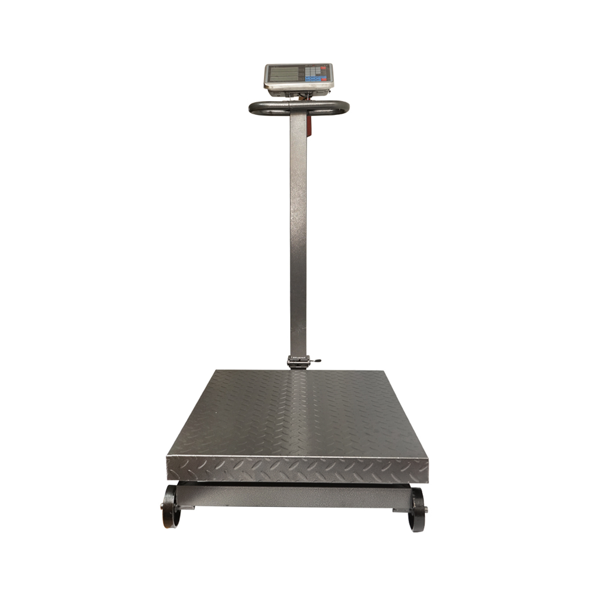Cantar electronic de podea tip platforma 1500 kg cu roti si brat pliabil Breckner Germany