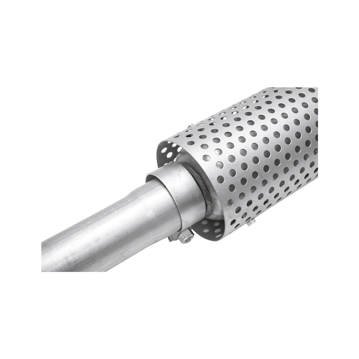 Toba esapament din inox pentru Tractor Forestier patrata, MAN 4-6 pistoane cu filtru amortizare HQ – imagine 2