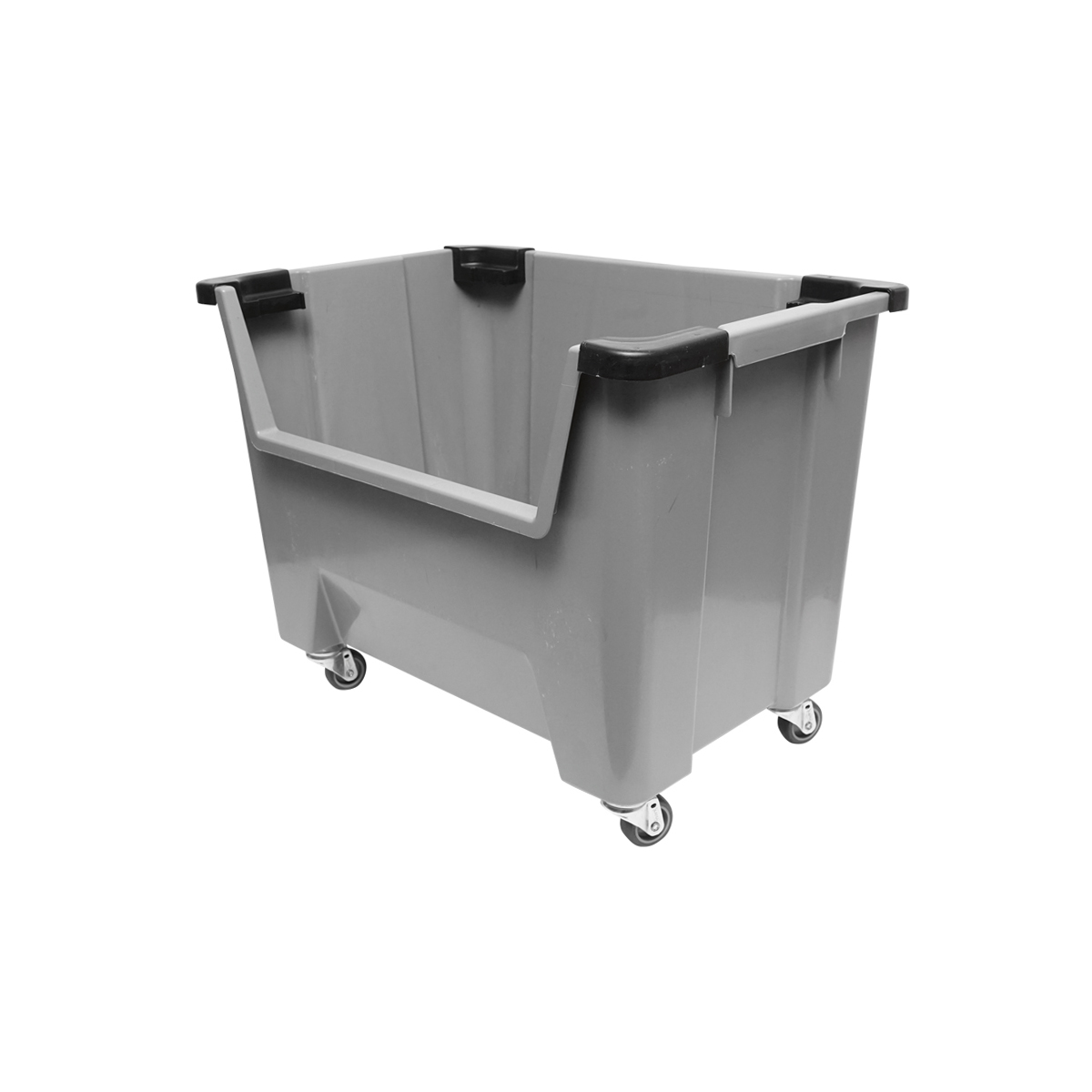 Cutie depozitare mega, modulara, gri cu roti 530x330x395mm Breckner Germany – imagine 2