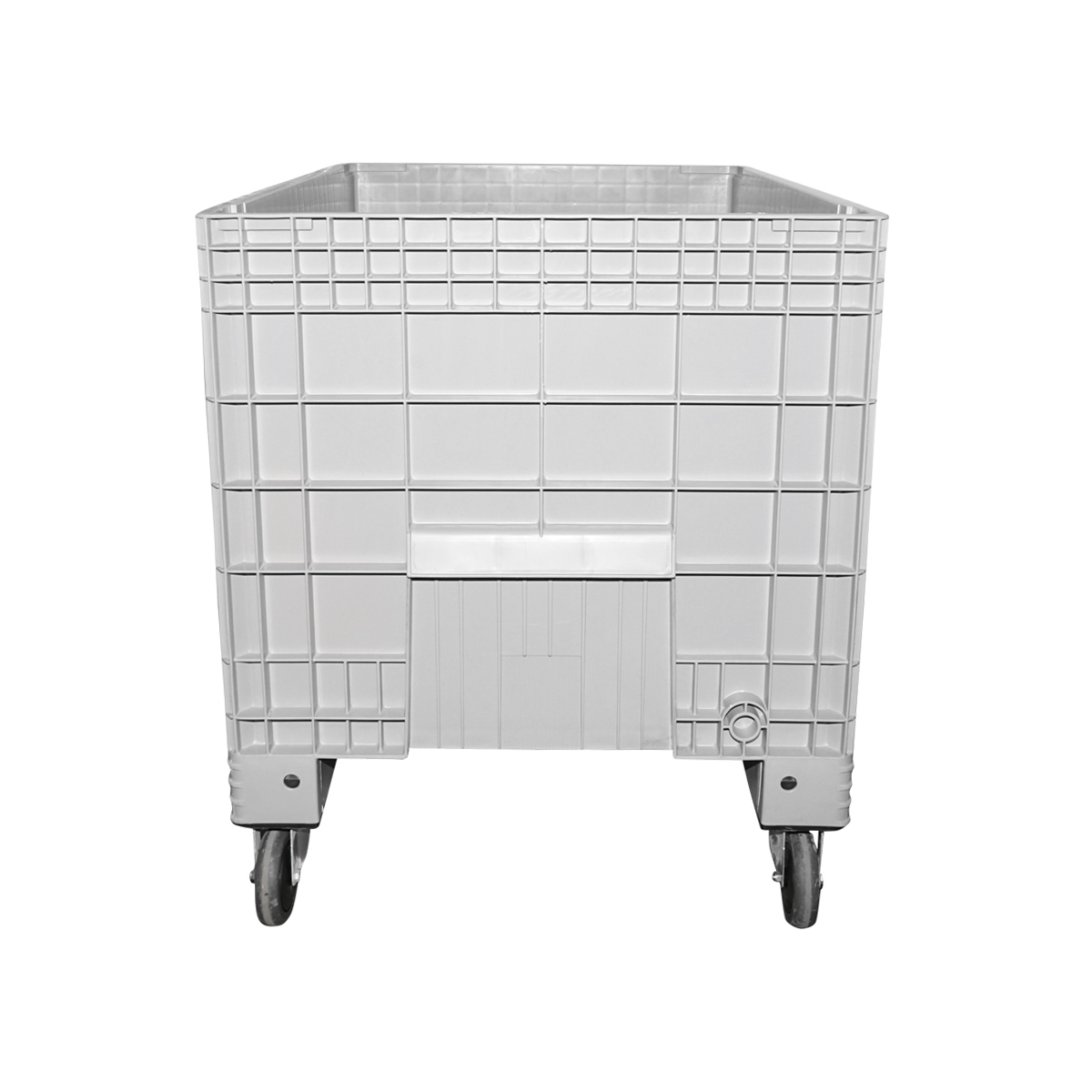 Cutie depozitare palet, gri cu roti 732x1108x617mm Breckner Germany – imagine 3