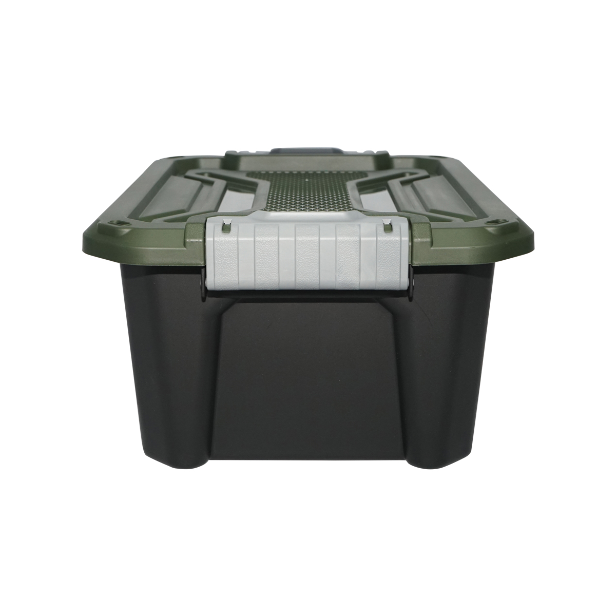 Cutie, lada depozitare heavy duty 12L cu capac, verde 385x295x175mm Breckner Germany – imagine 2