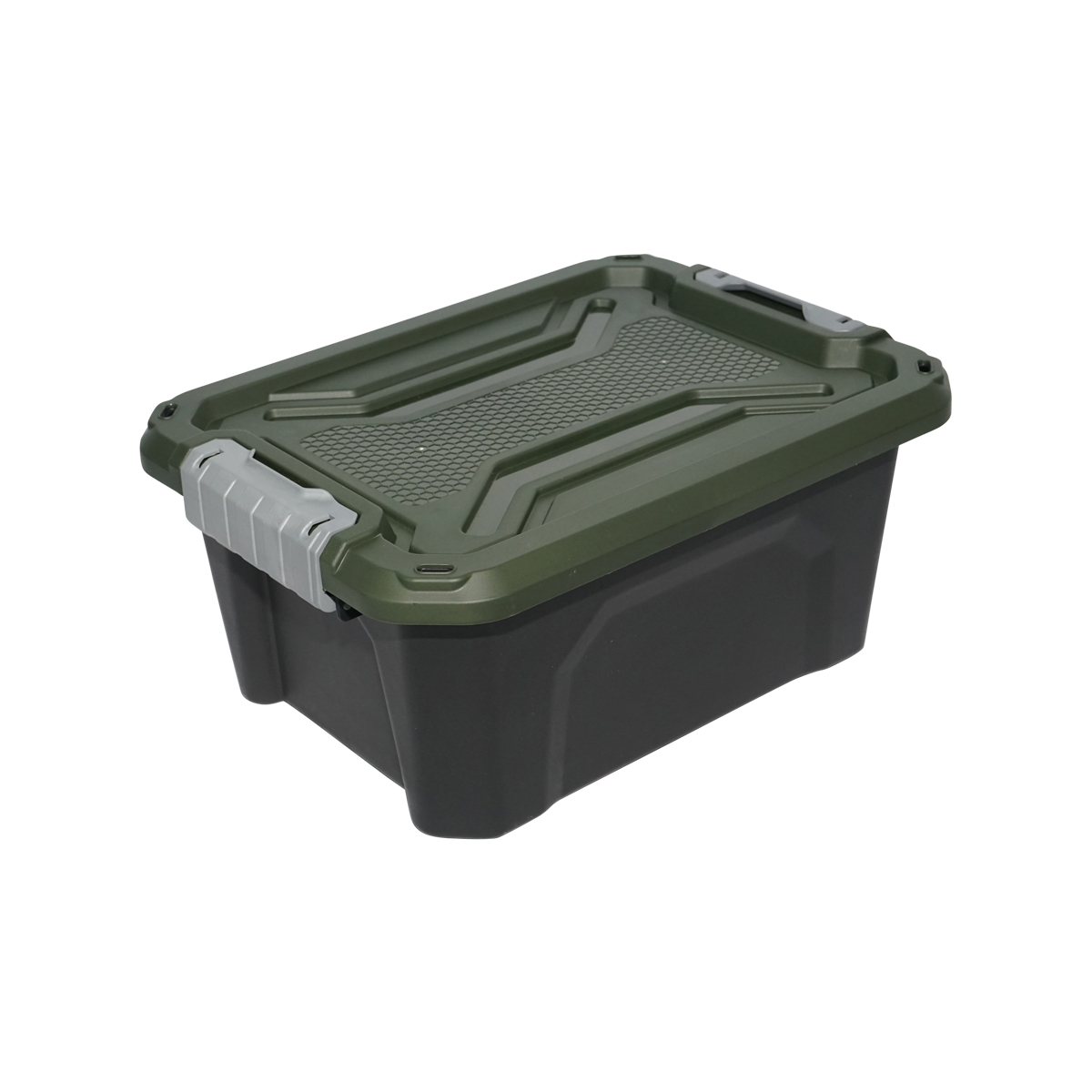 Cutie, lada depozitare heavy duty 12L cu capac, verde 385x295x175mm Breckner Germany – imagine 3