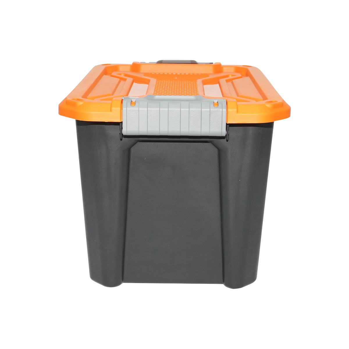 Cutie, lada depozitare heavy duty 18L cu capac, portocalie 385x295x260mm Breckner Germany – imagine 2