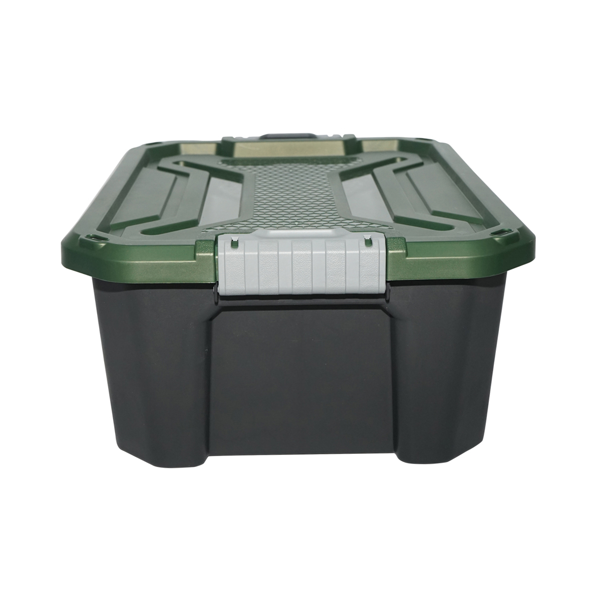 Cutie, lada depozitare heavy duty 20L cu capac, verde 490x380x200mm Breckner Germany – imagine 2