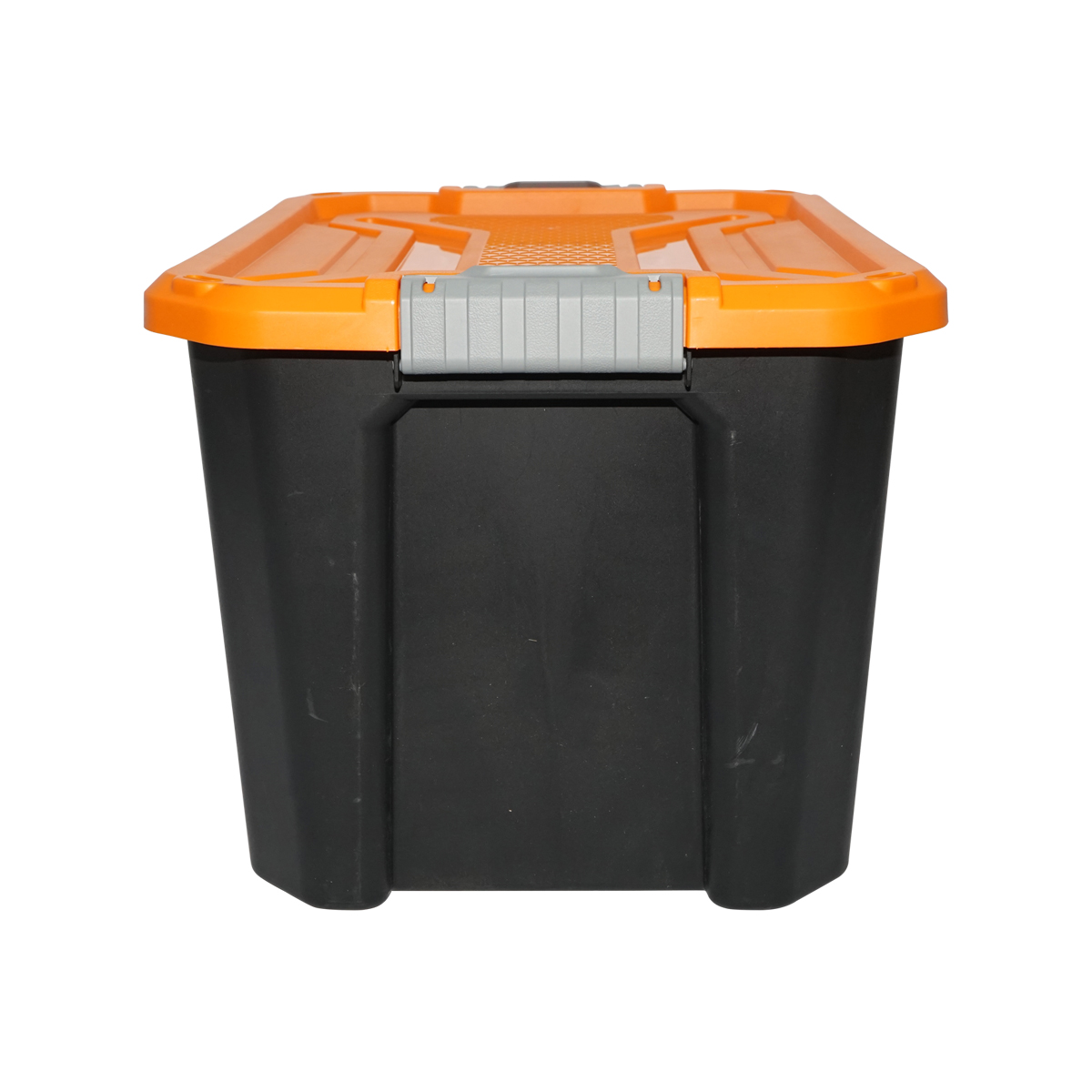 Cutie, lada depozitare heavy duty 40L cu capac, portocalie 490x380x200mm Breckner Germany – imagine 2