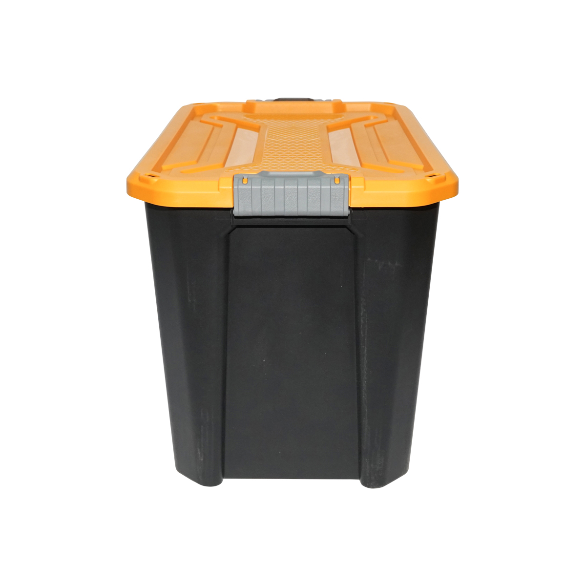 Cutie, lada depozitare heavy duty 60L cu capac, galbena 580x380x405mm Breckner Germany – imagine 2