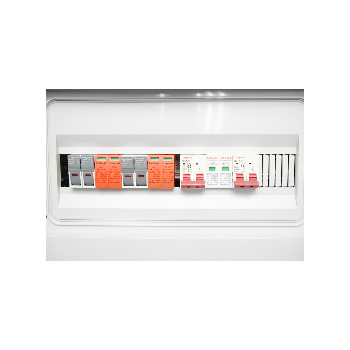 Tablou sigurante echipat DC/AC pentru sisteme fotlvotaice 3-6KW cu invertoare ON/OFF Grid prosumator – imagine 3