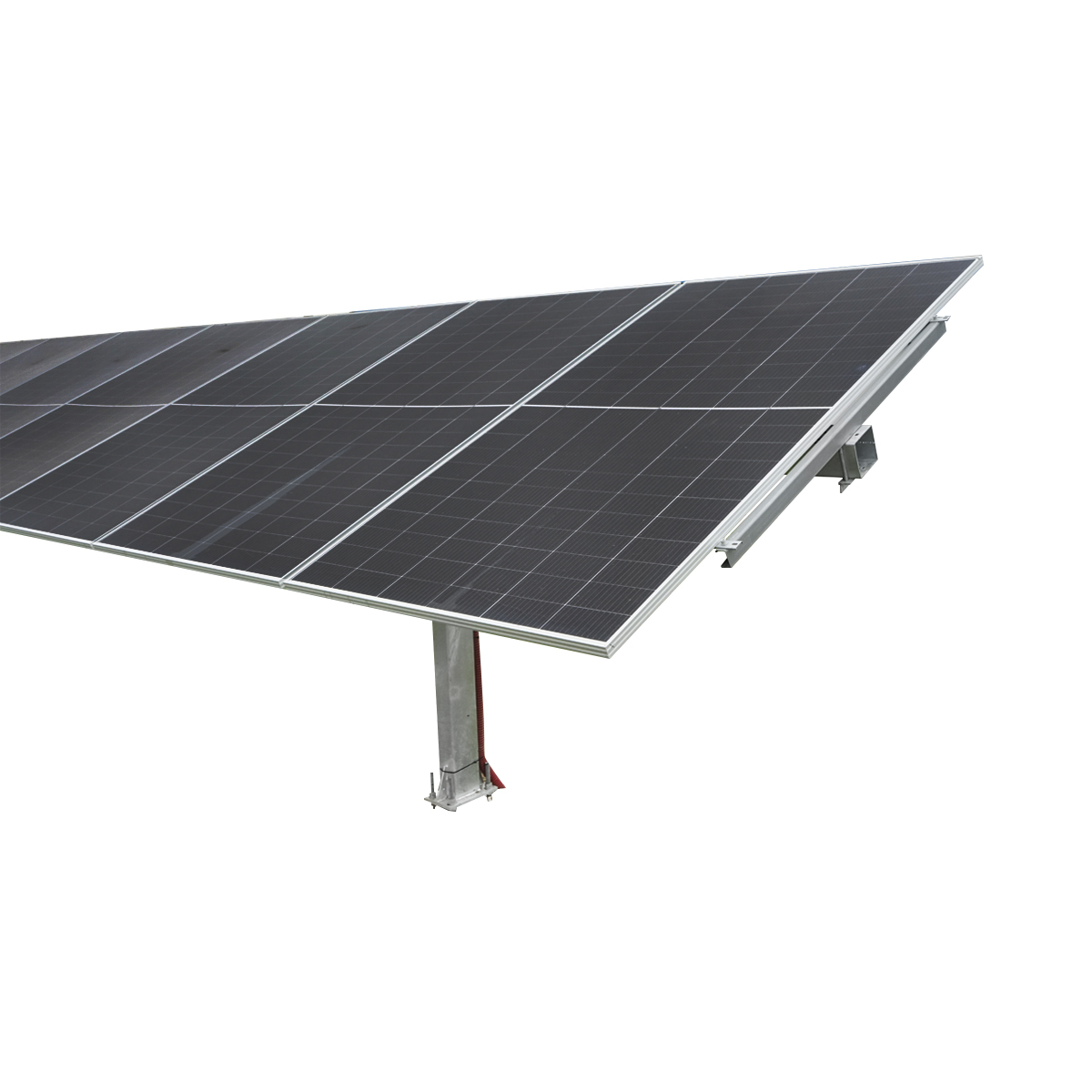 Sistem complet montare, structura tracker solar automat 14,75 KW, 1 rand Breckner Germany