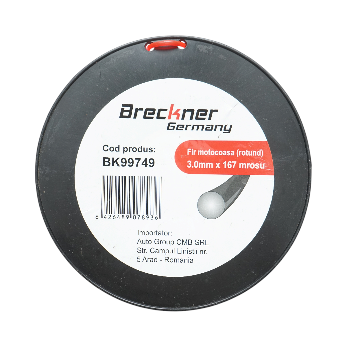 Fir rotund motocoasa 3mm x 167m Breckner Germany – imagine 3