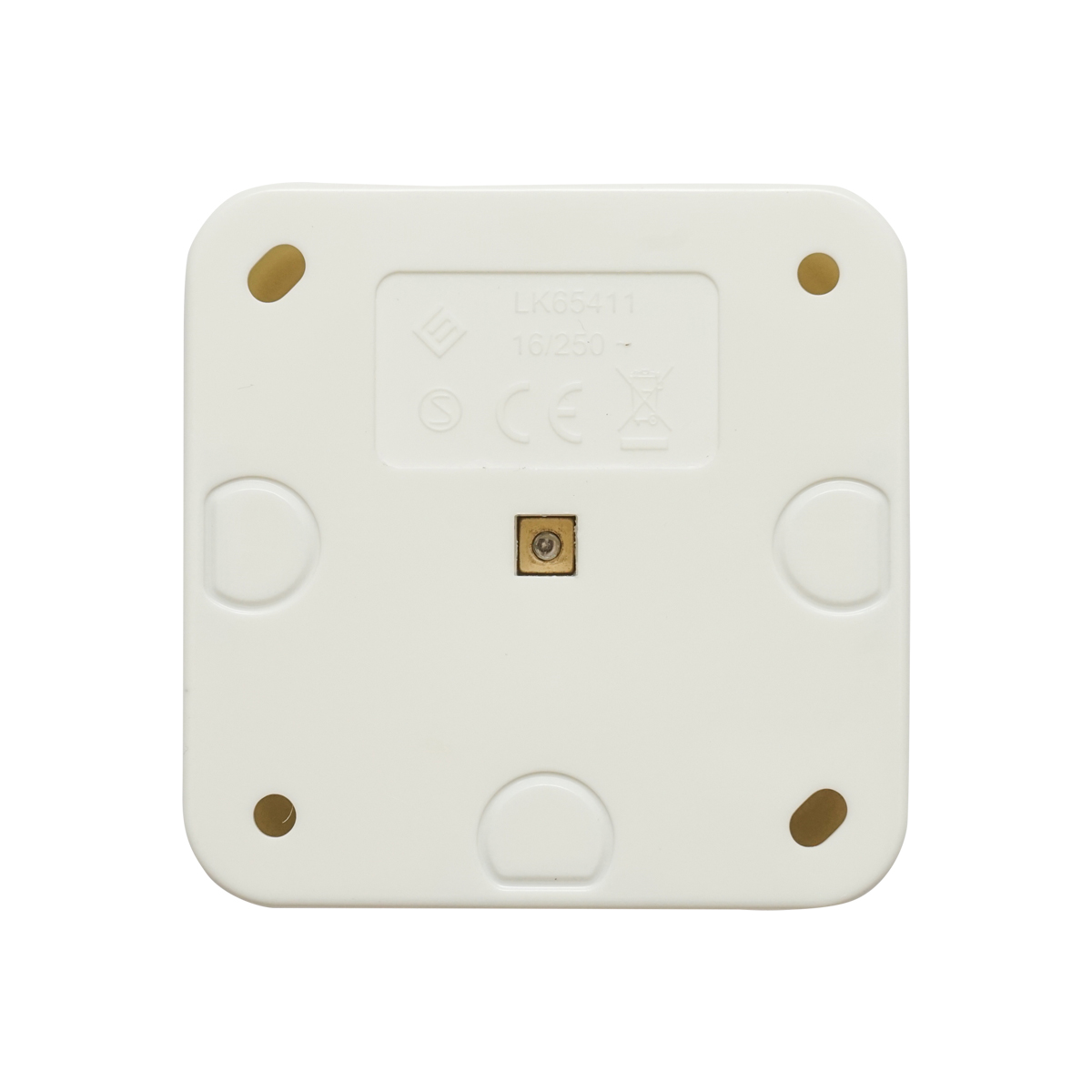Priza Schuko cu 1 intrare, impamantare alba PT 16A, 250V aplicata cu protectie pentru copii Breckner Germany – imagine 2